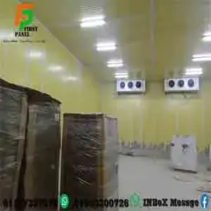 حوائط وأسقف ساندوتش بانل معزولة بمادة البولي يوريثان لغرف التجميد من فرست بانل